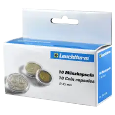 45mm - Coin Capsules (pack of 10)