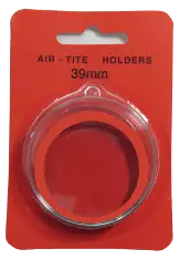 Air Tite 39mm Retail Package Holders - Holiday Ornament Red