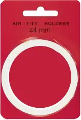 Air Tite 44mm White Ring Fit Retail Package Holders - Model X44
