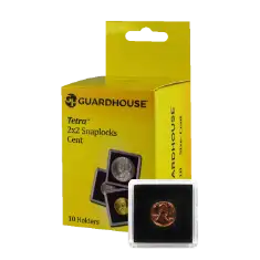 Cent 2x2 Tetra Snaplock Coin Holder - 10 per pack