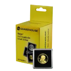 Small Dollar 2x2 Tetra Snaplock Coin Holder - 10 per pack