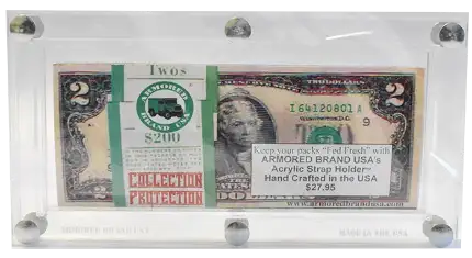 Armored Brand USA Acrylic Bulk Modern Currency Holder