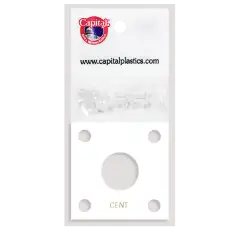 Capital Plastics 144 Coin Holder - Cent