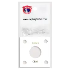 Capital Plastics 144 Coin Holder - 1909S Cent