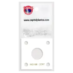 Capital Plastics 144 Coin Holder - Indian Cent