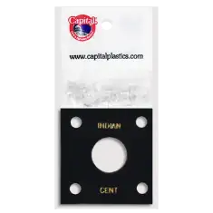 Capital Plastics 144 Coin Holder - Indian Cent