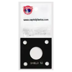 Capital Plastics 144 Coin Holder - Shield Nickel