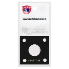 Capital Plastics 144 Coin Holder - Liberty Nickel