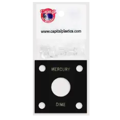 Capital Plastics 144 Coin Holder - Mercury Dime