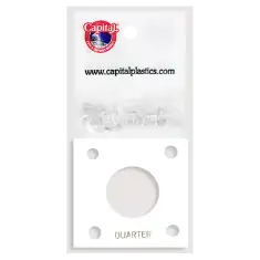 Capital Plastics 144 Coin Holder - Quarter