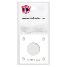 Capital Plastics 144 Coin Holder - Seated Liberty Quarter