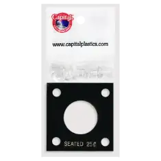 Capital Plastics 144 Coin Holder - Seated Liberty Quarter