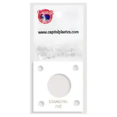 Capital Plastics 144 Coin Holder - Standing Liberty Quarter