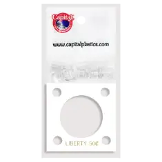 Capital Plastics 144 Coin Holder - Liberty Half Dollar