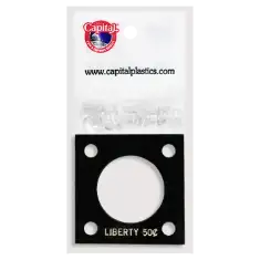 Capital Plastics 144 Coin Holder - Liberty Half Dollar