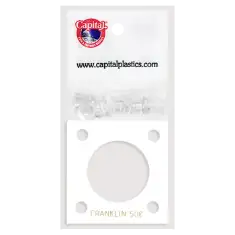 Capital Plastics 144 Coin Holder - Franklin Half Dollar