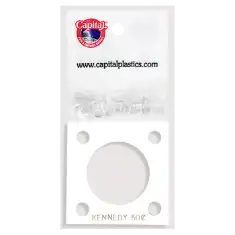 Capital Plastics 144 Coin Holder - Kennedy Half Dollar