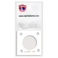 Capital Plastics 144 Coin Holder - Seated Liberty Half Dollar