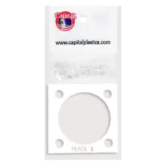 Capital Plastics 144 Coin Holder - Peace $