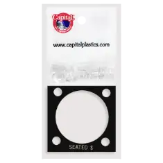 Capital Plastics 144 Coin Holder - Seated Liberty Dollar