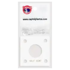 Capital Plastics 144 Coin Holder - Half Cent