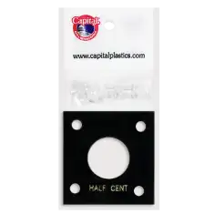 Capital Plastics 144 Coin Holder - Half Cent