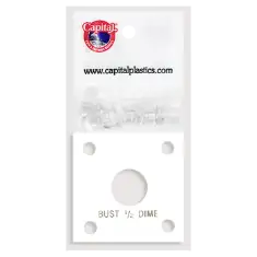 Capital Plastics 144 Coin Holder - Bust 1/2 Dime