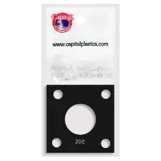 Capital Plastics 144 Coin Holder - 20 Cents