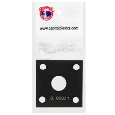 Capital Plastics 144 Coin Holder - Large Gold $ (type 2&3)