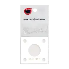 Capital Plastics 144 Coin Holder - $5 Gold
