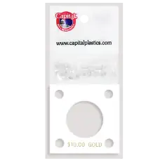 Capital Plastics 144 Coin Holder - $10 Gold