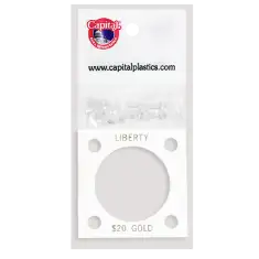 Capital Plastics 144 Coin Holder - Liberty $20 Gold