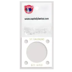 Capital Plastics 144 Coin Holder - St. Gaudens $20