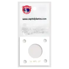 Capital Plastics 144 Coin Holder - 1/2 oz. Maple