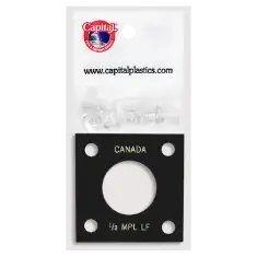 Capital Plastics 144 Coin Holder - 1/2 oz. Maple