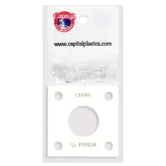 Capital Plastics 144 Coin Holder - 1/4 oz. Panda