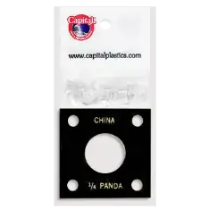 Capital Plastics 144 Coin Holder - 1/4 oz. Panda