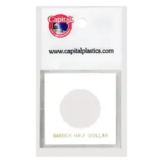 Capital Plastics Krown Coin Holder - Barber Half Dollar
