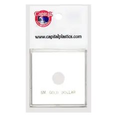 Capital Plastics Krown Coin Holder - Small Gold $ (type 1)