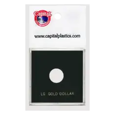 Capital Plastics Krown Coin Holder - Large Gold $ (type 2&3)