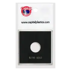 Capital Plastics Krown Coin Holder - $2.50 Gold