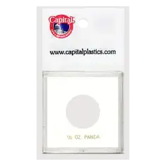 Capital Plastics Krown Coin Holder - 1/2 oz. Panda