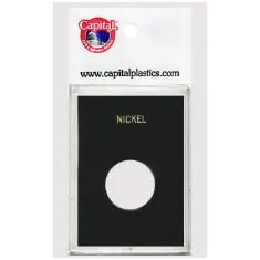 Capital Plastics Caps Coin Holder - Nickel
