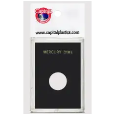 Capital Plastics Caps Coin Holder - Mercury Dime