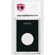 Capital Plastics Caps Coin Holder - Quarter