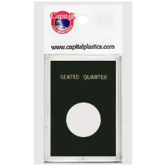 Capital Plastics Caps Coin Holder - Seated Liberty Quarter