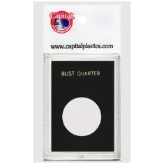 Capital Plastics Caps Coin Holder - Bust Quarter