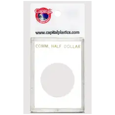 Capital Plastics Caps Coin Holder - Comm Half Dollar