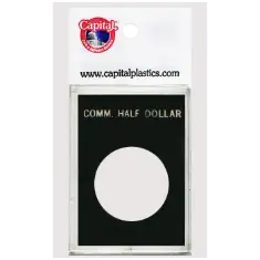 Capital Plastics Caps Coin Holder - Comm Half Dollar