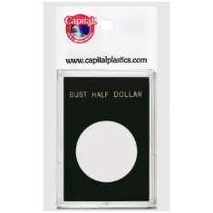 Capital Plastics Caps Coin Holder - Bust Half Dollar